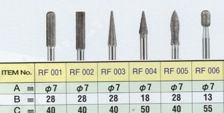 回転ヤスリ φ7 (10本)